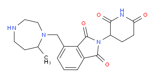 2-(2,6-dioxopiperidin-3-yl)-4-((7-methyl-1,4-diazepan-1-yl)methyl)isoindoline-1,3-dione