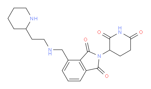 2-(2,6-dioxopiperidin-3-yl)-4-(((2-(piperidin-2-yl)ethyl)amino)methyl)isoindoline-1,3-dione