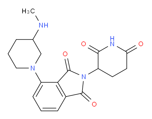 2-(2,6-dioxopiperidin-3-yl)-4-(3-(methylamino)piperidin-1-yl)isoindoline-1,3-dione