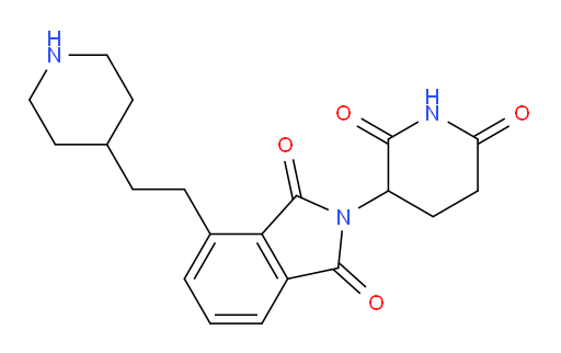 2-(2,6-dioxopiperidin-3-yl)-4-(2-(piperidin-4-yl)ethyl)isoindoline-1,3-dione