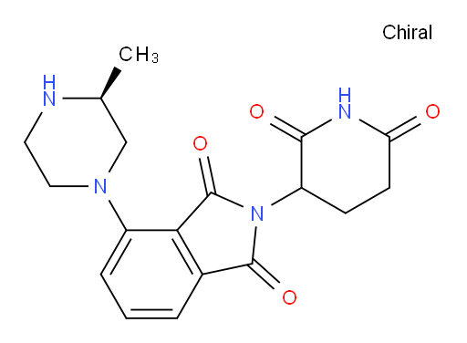 2-(2,6-dioxopiperidin-3-yl)-4-((S)-3-methylpiperazin-1-yl)isoindoline-1,3-dione
