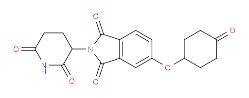 2-(2,6-dioxopiperidin-3-yl)-5-((4-oxocyclohexyl)oxy)isoindoline-1,3-dione