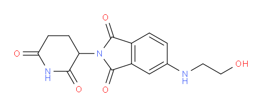 2-(2,6-dioxopiperidin-3-yl)-5-((2-hydroxyethyl)amino)isoindoline-1,3-dione