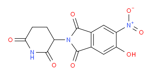 2-(2,6-dioxopiperidin-3-yl)-5-hydroxy-6-nitroisoindoline-1,3-dione