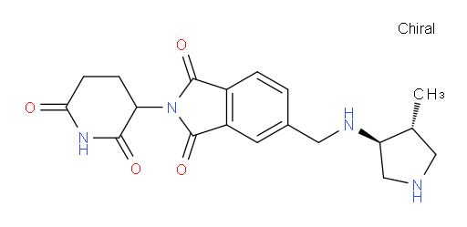 2-(2,6-dioxopiperidin-3-yl)-5-((((3S,4R)-4-methylpyrrolidin-3-yl)amino)methyl)isoindoline-1,3-dione