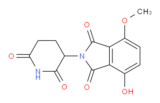 2-(2,6-dioxopiperidin-3-yl)-4-hydroxy-7-methoxyisoindoline-1,3-dione