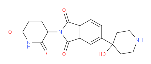 2-(2,6-dioxopiperidin-3-yl)-5-(4-hydroxypiperidin-4-yl)isoindoline-1,3-dione