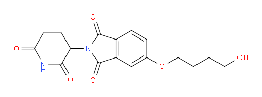 2-(2,6-dioxopiperidin-3-yl)-5-(4-hydroxybutoxy)isoindoline-1,3-dione