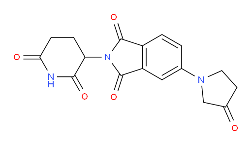 2-(2,6-dioxopiperidin-3-yl)-5-(3-oxopyrrolidin-1-yl)isoindoline-1,3-dione