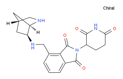 4-(((1R,4S,6S)-2-azabicyclo[2.2.1]heptan-6-ylamino)methyl)-2-(2,6-dioxopiperidin-3-yl)isoindoline-1,3-dione