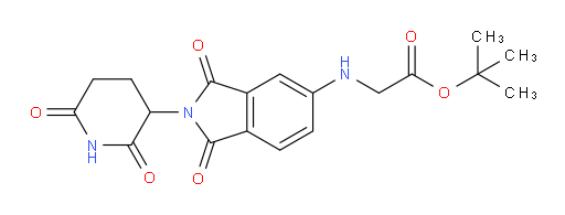 tert-butyl 2-((2-(2,6-dioxopiperidin-3-yl)-1,3-dioxoisoindolin-5-yl)amino)acetate