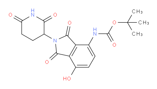 tert-butyl (2-(2,6-dioxopiperidin-3-yl)-7-hydroxy-1,3-dioxoisoindolin-4-yl)carbamate