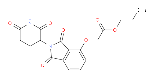propyl 2-((2-(2,6-dioxopiperidin-3-yl)-1,3-dioxoisoindolin-4-yl)oxy)acetate