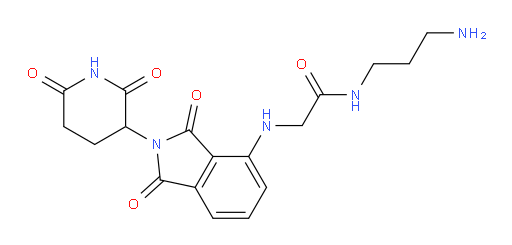 N-(3-aminopropyl)-2-((2-(2,6-dioxopiperidin-3-yl)-1,3-dioxoisoindolin-4-yl)amino)acetamide