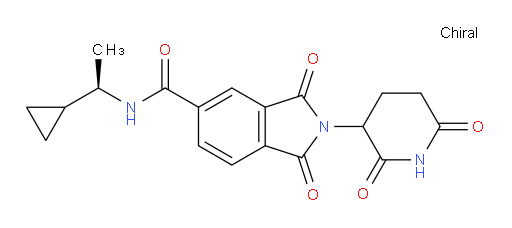 N-((R)-1-cyclopropylethyl)-2-(2,6-dioxopiperidin-3-yl)-1,3-dioxoisoindoline-5-carboxamide