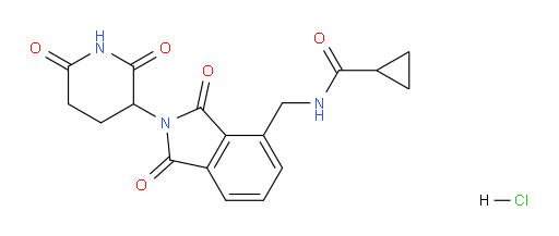 N-((2-(2,6-dioxopiperidin-3-yl)-1,3-dioxoisoindolin-4-yl)methyl)cyclopropanecarboxamide hydrochloride