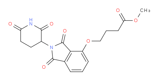 methyl 4-((2-(2,6-dioxopiperidin-3-yl)-1,3-dioxoisoindolin-4-yl)oxy)butanoate