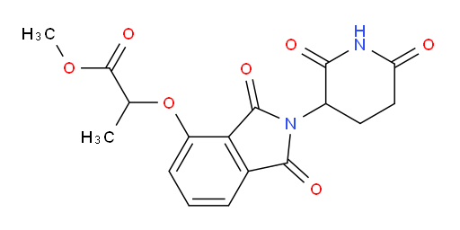 methyl 2-((2-(2,6-dioxopiperidin-3-yl)-1,3-dioxoisoindolin-4-yl)oxy)propanoate