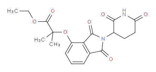 ethyl 2-((2-(2,6-dioxopiperidin-3-yl)-1,3-dioxoisoindolin-4-yl)oxy)-2-methylpropanoate