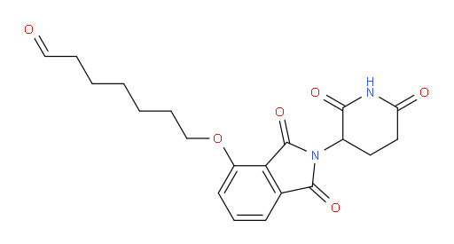 7-((2-(2,6-dioxopiperidin-3-yl)-1,3-dioxoisoindolin-4-yl)oxy)heptanal