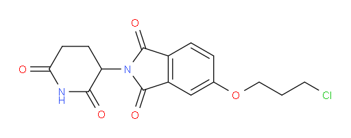 5-(3-chloropropoxy)-2-(2,6-dioxopiperidin-3-yl)isoindoline-1,3-dione