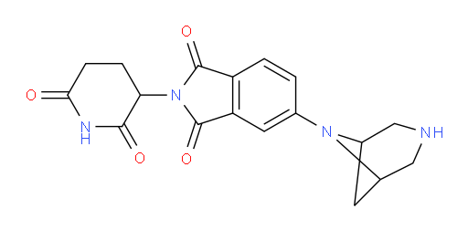 5-(3,6-diazabicyclo[3.1.1]heptan-6-yl)-2-(2,6-dioxopiperidin-3-yl)isoindoline-1,3-dione