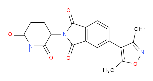 5-(3,5-dimethylisoxazol-4-yl)-2-(2,6-dioxopiperidin-3-yl)isoindoline-1,3-dione