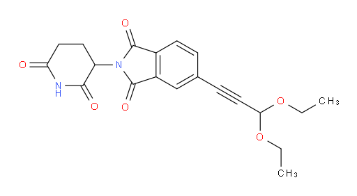 5-(3,3-diethoxyprop-1-yn-1-yl)-2-(2,6-dioxopiperidin-3-yl)isoindoline-1,3-dione