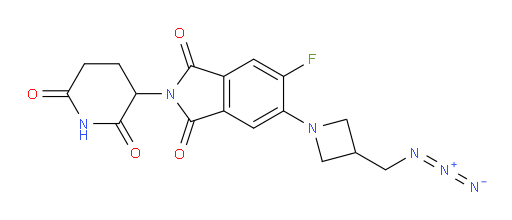 5-(3-(azidomethyl)azetidin-1-yl)-2-(2,6-dioxopiperidin-3-yl)-6-fluoroisoindoline-1,3-dione