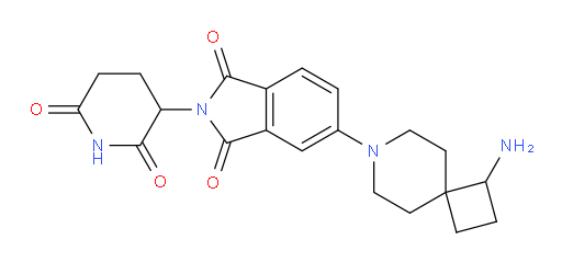 5-(1-amino-7-azaspiro[3.5]nonan-7-yl)-2-(2,6-dioxopiperidin-3-yl)isoindoline-1,3-dione
