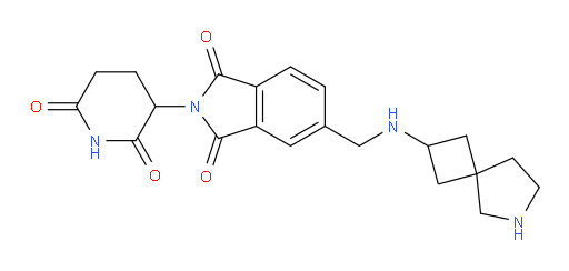 5-((6-azaspiro[3.4]octan-2-ylamino)methyl)-2-(2,6-dioxopiperidin-3-yl)isoindoline-1,3-dione