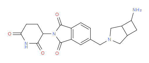 5-((6-amino-3-azabicyclo[3.2.0]heptan-3-yl)methyl)-2-(2,6-dioxopiperidin-3-yl)isoindoline-1,3-dione