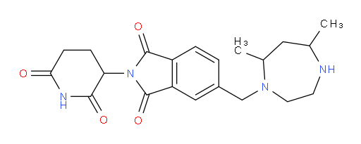 5-((5,7-dimethyl-1,4-diazepan-1-yl)methyl)-2-(2,6-dioxopiperidin-3-yl)isoindoline-1,3-dione