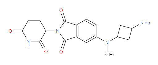5-((3-aminocyclobutyl)(methyl)amino)-2-(2,6-dioxopiperidin-3-yl)isoindoline-1,3-dione
