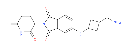 5-((3-(aminomethyl)cyclobutyl)amino)-2-(2,6-dioxopiperidin-3-yl)isoindoline-1,3-dione
