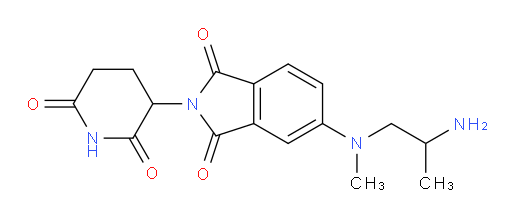 5-((2-aminopropyl)(methyl)amino)-2-(2,6-dioxopiperidin-3-yl)isoindoline-1,3-dione