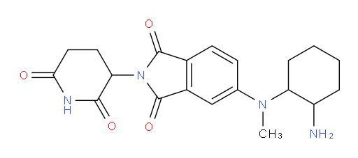 5-((2-aminocyclohexyl)(methyl)amino)-2-(2,6-dioxopiperidin-3-yl)isoindoline-1,3-dione