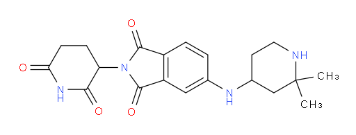 5-((2,2-dimethylpiperidin-4-yl)amino)-2-(2,6-dioxopiperidin-3-yl)isoindoline-1,3-dione