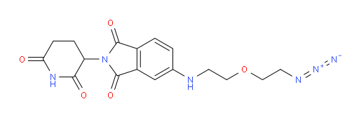 5-((2-(2-azidoethoxy)ethyl)amino)-2-(2,6-dioxopiperidin-3-yl)isoindoline-1,3-dione