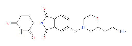 5-((2-(2-aminoethyl)morpholino)methyl)-2-(2,6-dioxopiperidin-3-yl)isoindoline-1,3-dione