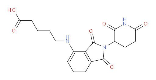 5-((2-(2,6-dioxopiperidin-3-yl)-1,3-dioxoisoindolin-4-yl)amino)pentanoic acid