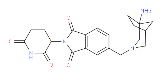 5-((1-amino-3-azabicyclo[3.2.1]octan-3-yl)methyl)-2-(2,6-dioxopiperidin-3-yl)isoindoline-1,3-dione