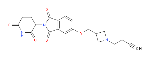 5-((1-(but-3-yn-1-yl)azetidin-3-yl)methoxy)-2-(2,6-dioxopiperidin-3-yl)isoindoline-1,3-dione