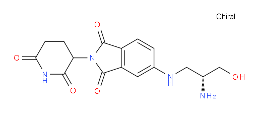 5-(((R)-2-amino-3-hydroxypropyl)amino)-2-(2,6-dioxopiperidin-3-yl)isoindoline-1,3-dione