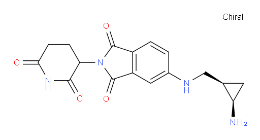 5-((((1R,2R)-2-aminocyclopropyl)methyl)amino)-2-(2,6-dioxopiperidin-3-yl)isoindoline-1,3-dione