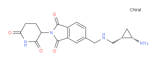 5-(((((1S,2S)-2-aminocyclopropyl)methyl)amino)methyl)-2-(2,6-dioxopiperidin-3-yl)isoindoline-1,3-dione