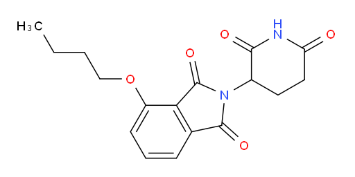 4-butoxy-2-(2,6-dioxopiperidin-3-yl)isoindoline-1,3-dione