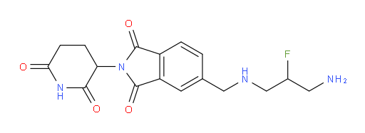 5-(((3-amino-2-fluoropropyl)amino)methyl)-2-(2,6-dioxopiperidin-3-yl)isoindoline-1,3-dione