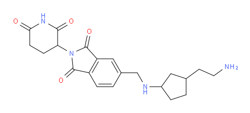 5-(((3-(2-aminoethyl)cyclopentyl)amino)methyl)-2-(2,6-dioxopiperidin-3-yl)isoindoline-1,3-dione