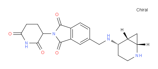 5-(((1S,5S,6R)-2-azabicyclo[4.1.0]heptan-5-ylamino)methyl)-2-(2,6-dioxopiperidin-3-yl)isoindoline-1,3-dione